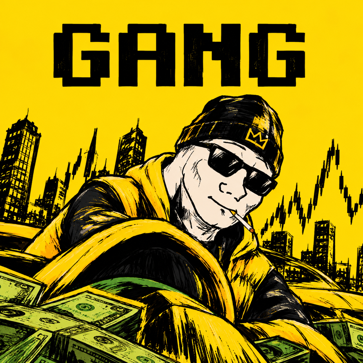 GANGJAK Wojak character